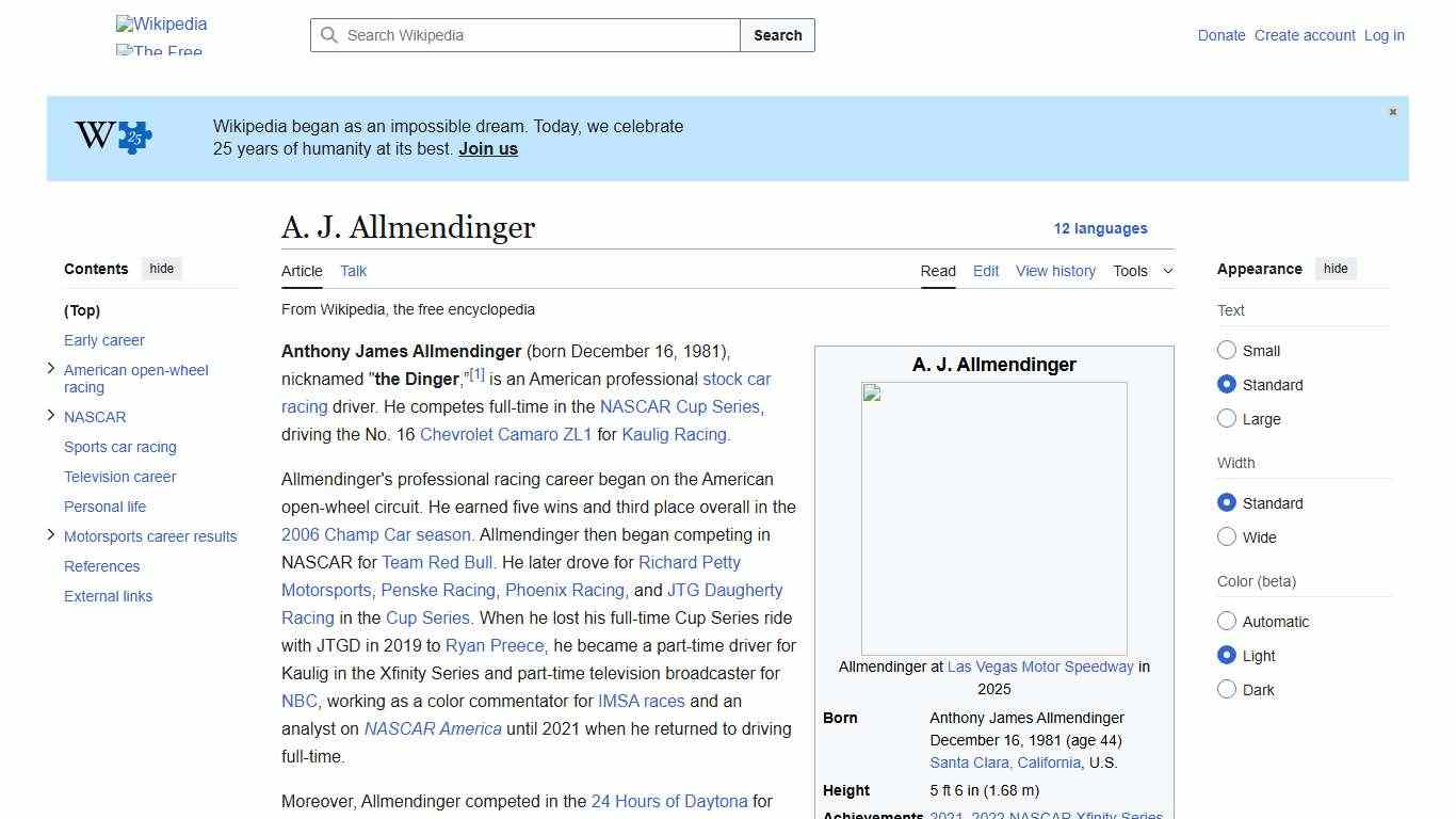 A. J. Allmendinger - Wikipedia